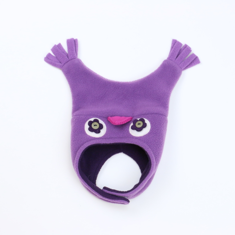 Tuff Kookooshka Girls Purple Winter Hat size: 3-6 Months